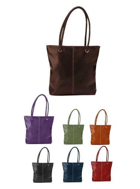 Lamis Soft Litchi Custom Totes, Promotional Lamis Tote Bags