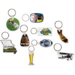 Picture of Soft Vinyl Shaped Key Tags on Sale Made in USA