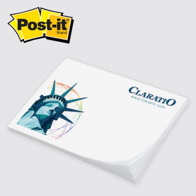 Post-it Custom Printed Notes 3" x 4" 25 Sheet Promotional Sticky NOtes