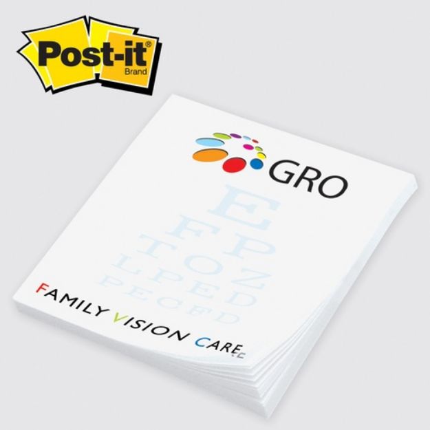 Post-it® Custom Printed Notes 2 3/4" x 3"  50 Sheet.  Promotional Post-It Notes with Full Color Imprint