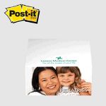 Post-it® Custom Printed Notes Half-Cube 3-3/8" x 3-3/8" x 1-3/4"