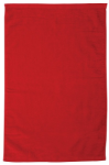 Red Platinum Terry Velour Golf Towel customized with your logo by Adco Marketing