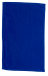 Royal Blue Platinum Terry Velour Golf Towel customized with your logo by Adco Marketing