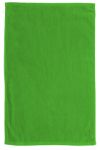 Lime Green Platinum Terry Velour Golf Towel customized with your logo by Adco Marketing