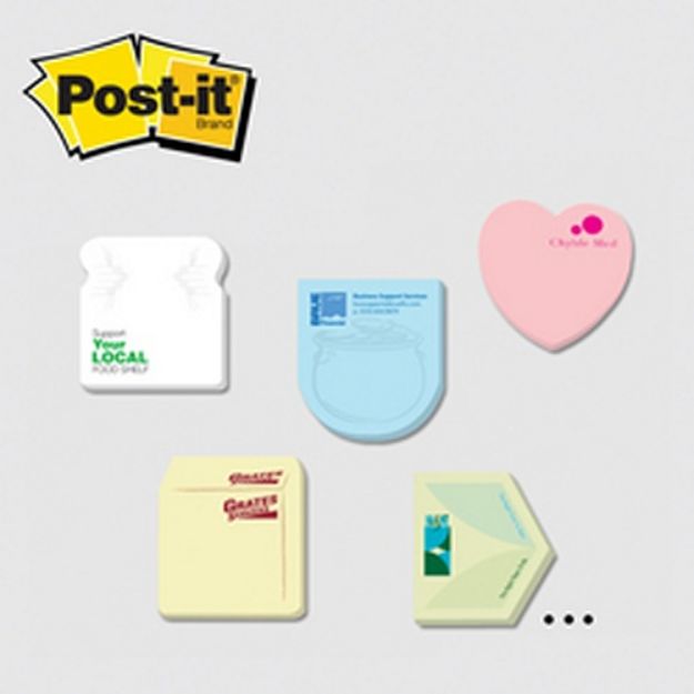 Post-it® Custom Printed Die-Cut Notes Small 25 Sheets