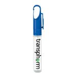 Antibacterial Custom Hand Sanitizer CleanZ Pen in Royal Blue
