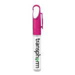 Antibacterial Custom Hand Sanitizer CleanZ Pen in Pink