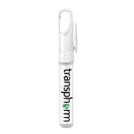 Antibacterial Custom Hand Sanitizer CleanZ Pen in White