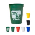 16 oz. Fluted Custom Stadium Cups Screen Printed