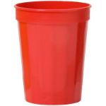 16 oz. Fluted Custom Stadium Cups Red