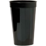 22 oz. Fluted Stadium Cups Black