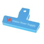 Light blue chip clip with your logo