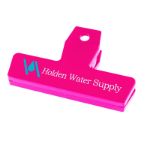 Hot pink bag clip