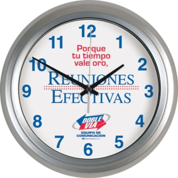 10.25" Custom Metal Wall Clock