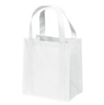 Custom White Little Thunder Tote Bag by Adco Marketing