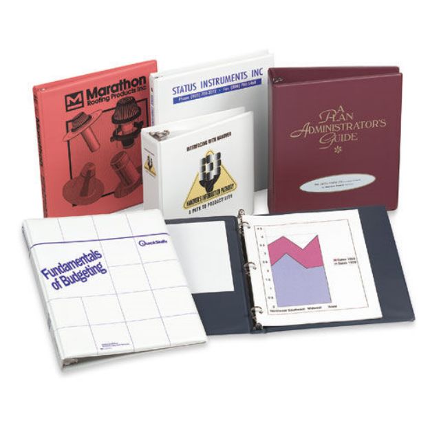 Heat-Sealed Ring Binders 1/2" Rings