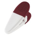 White/Maroon Red Custom Magnetic Memo Holder / Clip