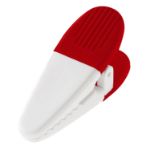 White/Red Custom Magnetic Memo Holder / Clip