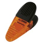 Black/Translucent Orange Custom Magnetic Memo Holder / Clip