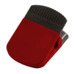 Black/Red Jumbo Magnet Clip - Powerful Magnetic Clips