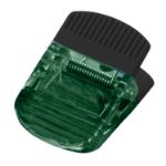 Black/Translucent Green Jumbo Magnet Clip - Powerful Magnetic Clips