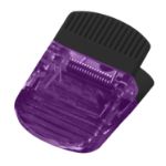 Black/Translucent Purple Jumbo Magnet Clip - Powerful Magnetic Clips