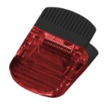 Black/Translucent Red Jumbo Magnet Clip - Powerful Magnetic Clips