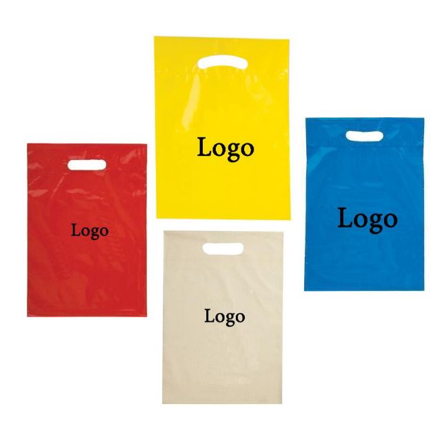 9" x 13" Small Die Cut Plastic Bags