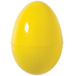 Yellow putty eggs for tradeshow giveaways.