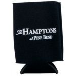 Black custom koozie can cooler