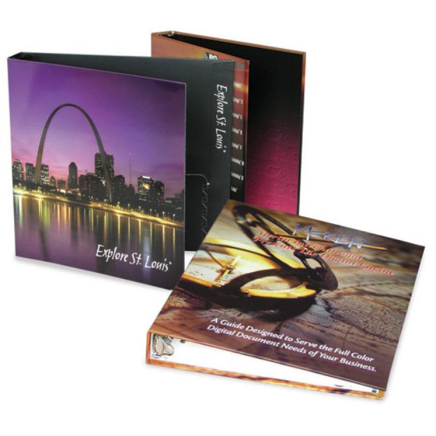 Full Color Custom Binders - 0.75 inch ring size