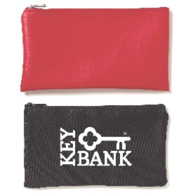 10 oz Cotton Custom Zippered Bank Bags