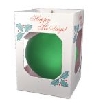 Green Satin Custom Ornament