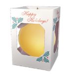 Gold Satin Custom Ornament for Church Fundrasiers and Volunteer Appreciation Gifts.
