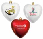 Heart Shaped Shatteproof Custom Ornament