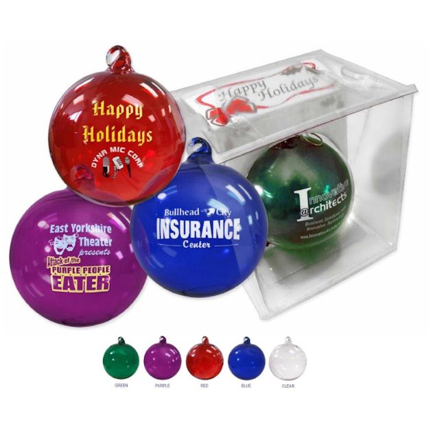 Hand Blown Glass Ornaments Custom Decorated