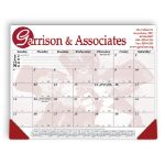 21 3/4” x 16 3/4” 12 Month Calendar Desk Pad