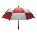 Red and White Golf Umbrella