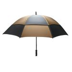 Brown and Black Golf Umbrella