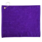 Purple Soft Touch Bargain Golf Towels - 15" x 18"