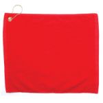 Red Soft Touch Bargain Golf Towels - 15" x 18"