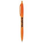 Cougar Contoured Retractable Ballpoint Pen in Orange