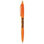 Cougar Contoured Retractable Ballpoint Pen in Orange
