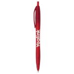 Cougar Contoured Retractable Ballpoint Pen in Translucent Red
