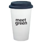 Picture of Custom Double Wall Ceramic Tumbler with Wrap - 11 oz.