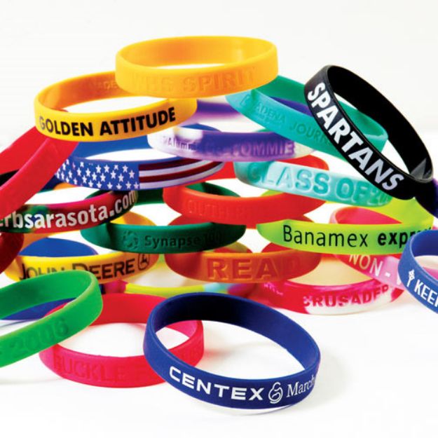 Custom Wrist Bands, Promotional Silicone Awareness Bracelets by Adco ...