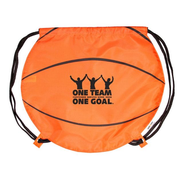 Basketballl Drawstring Backpacks & Cinch Bags