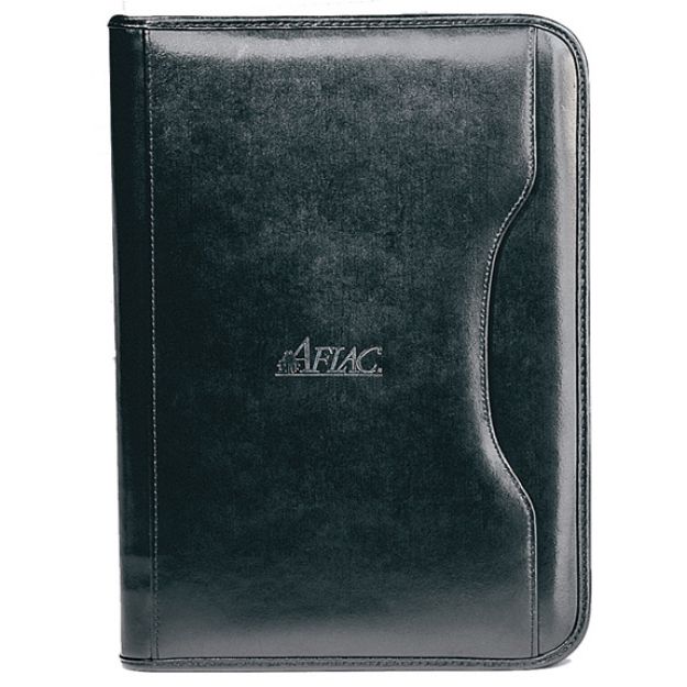 Deluxe Executive Vintage Leather Padfolio Personalized