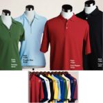 Custom Pebble Beach Solid Pique Polo Shirts