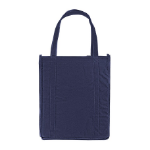 Atlas Small Grocery Tote Bags in Navy Blue
